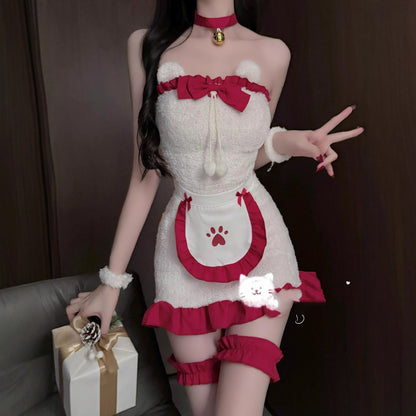 Tube Top Package Hip Christmas Dress