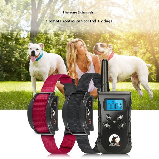 SilentTrainer Remote Dog Collar - USB Rechargeable | 500M Range | Sound + Vibration Control