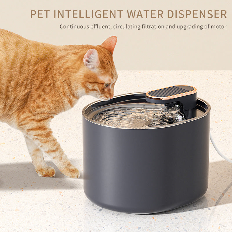 SilentFlow Smart Hydration Fountain - USB Rechargeable (For Cats and Small Dogs)