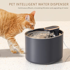 SilentFlow Smart Hydration Fountain - USB Rechargeable (For Cats and Small Dogs)