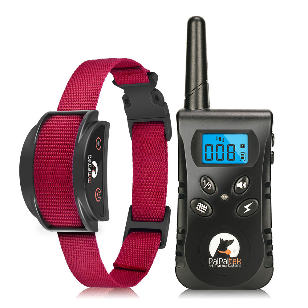 SilentTrainer Remote Dog Collar - USB Rechargeable | 500M Range | Sound + Vibration Control