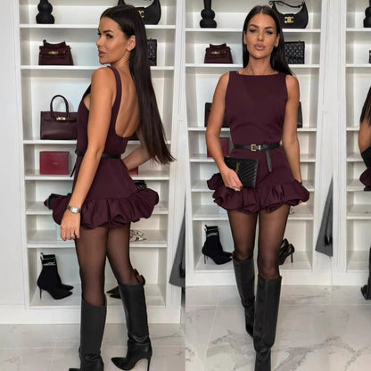 Women's European And American Style Fashion Sleeveless Dress