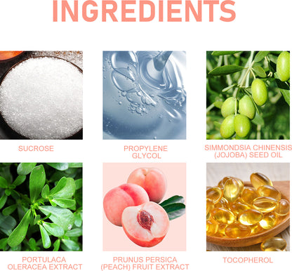 EELHOE Peach Lip Scrub Moisturizing Lip Hydration And Skin Brightening To Improve Dark Corners Of The Mouth