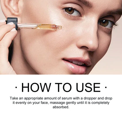 Hoygi Brightening & Anti Wrinkle Serum, Anti-Aging Reduce Dark Spots Dark Yellow Wrinkles Smooth Skin Hydration Firm