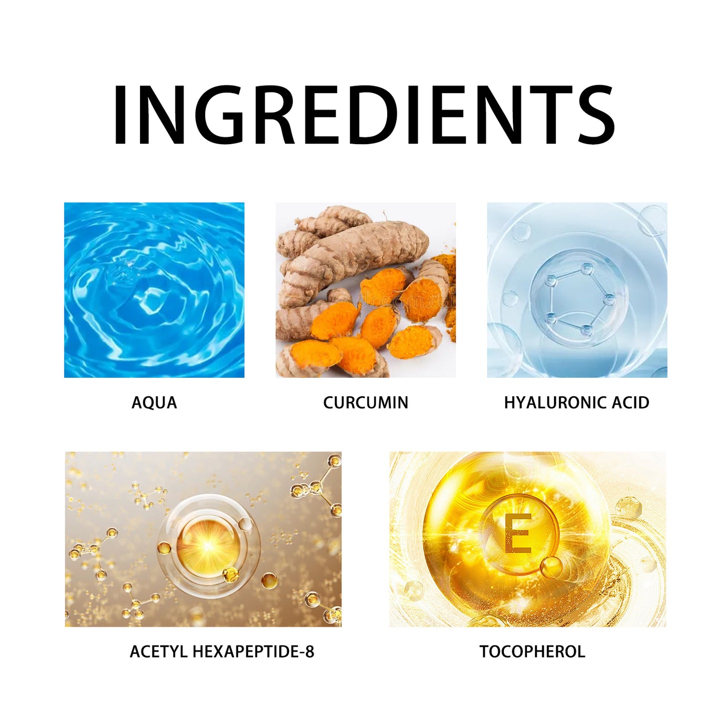 Hoygi Brightening & Anti Wrinkle Serum, Anti-Aging Reduce Dark Spots Dark Yellow Wrinkles Smooth Skin Hydration Firm